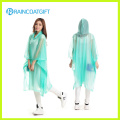 Claro Verde Ligero PVC Ponchos de lluvia Rvc-124